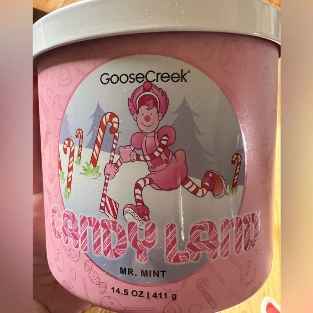 Goose Creek Limited Edition Candlyland Mr Mint 3 Wick Candle